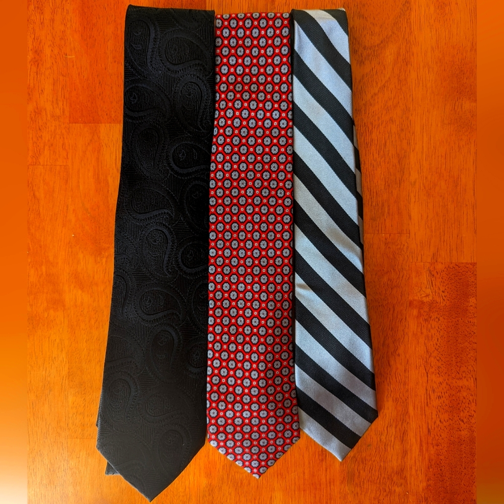 Set of 3 Silk Ties